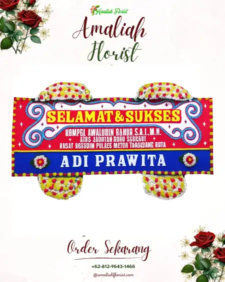 Papan Bunga Ucapan Selamat Cikaum